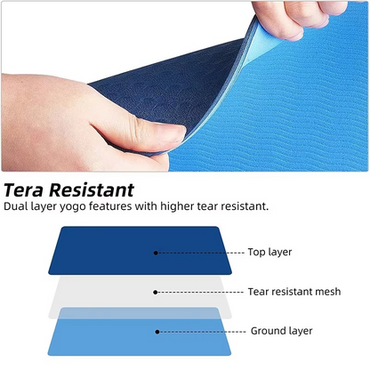 Premium Non Slip Yoga Mat for Fitness and Pilates Exercises