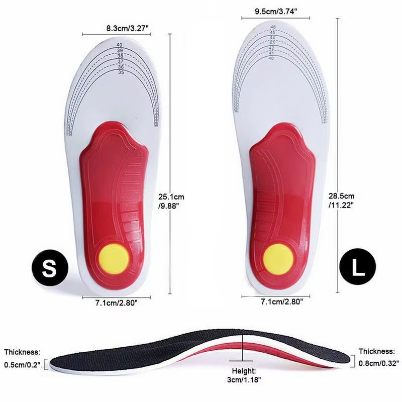 Comfort Arch Support Insoles for Flat Feet Relief