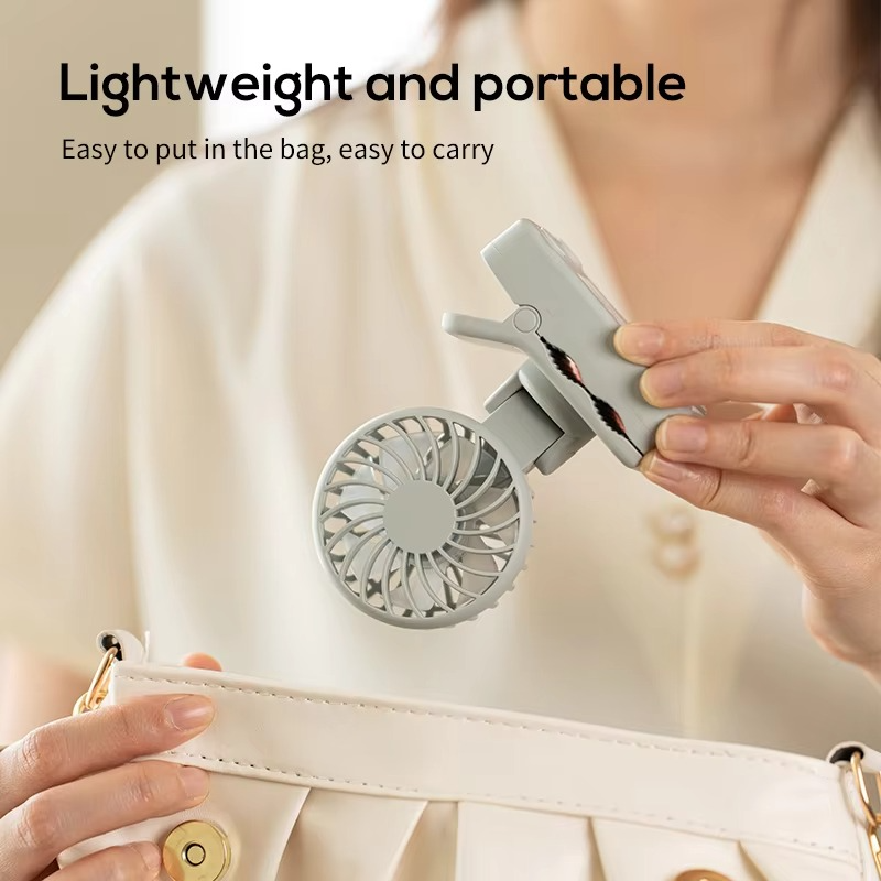 Compact USB Rechargeable Personal Fan with 3 Speeds