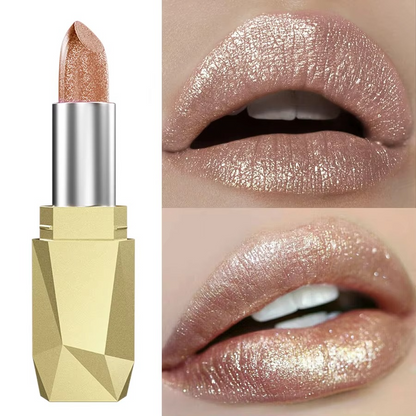 Vibrant Red Shiny Lipstick for Plump Full Lips - Hehif