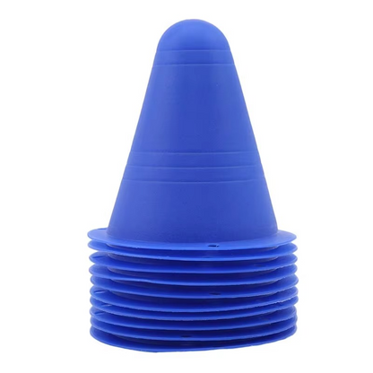 10 Pack Sports Training Cones for Soccer Drills
