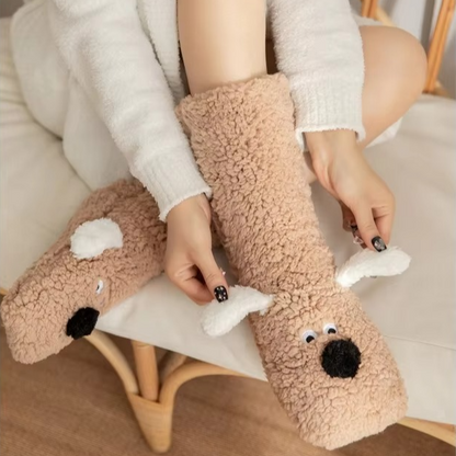 Soft Plush Coral Fleece Warm Women's Socks