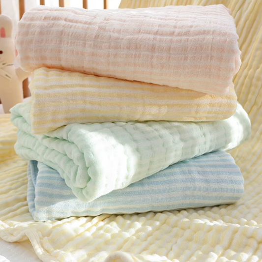 Soft 6-Layer Cotton & Bamboo Baby Swaddle Wrap Blanket - Hehif