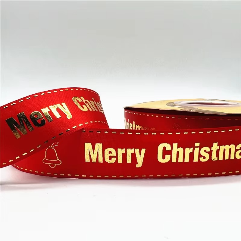 Festive Holiday Ribbon for Crafts and Gift Wrap