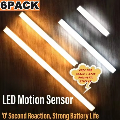Automatic Motion LED Nightlight - Dimmable & Rechargeable