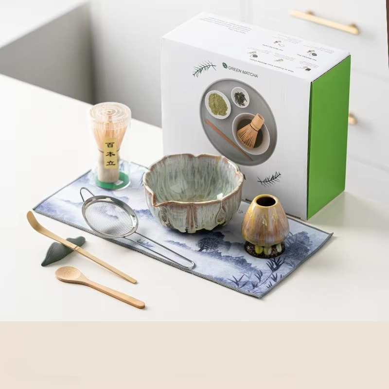 Deluxe Green Tea Ceremony Set 8 Piece