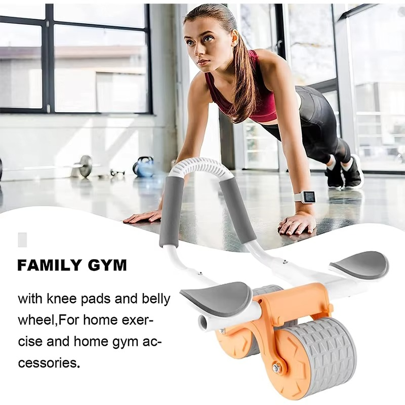 Premium Ab Exercise Wheel with Easy Return