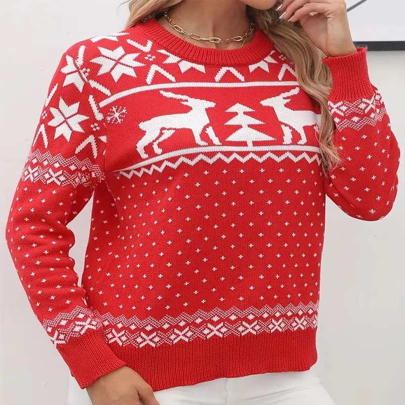 Warm Women's Cable Knit Winter Sweater