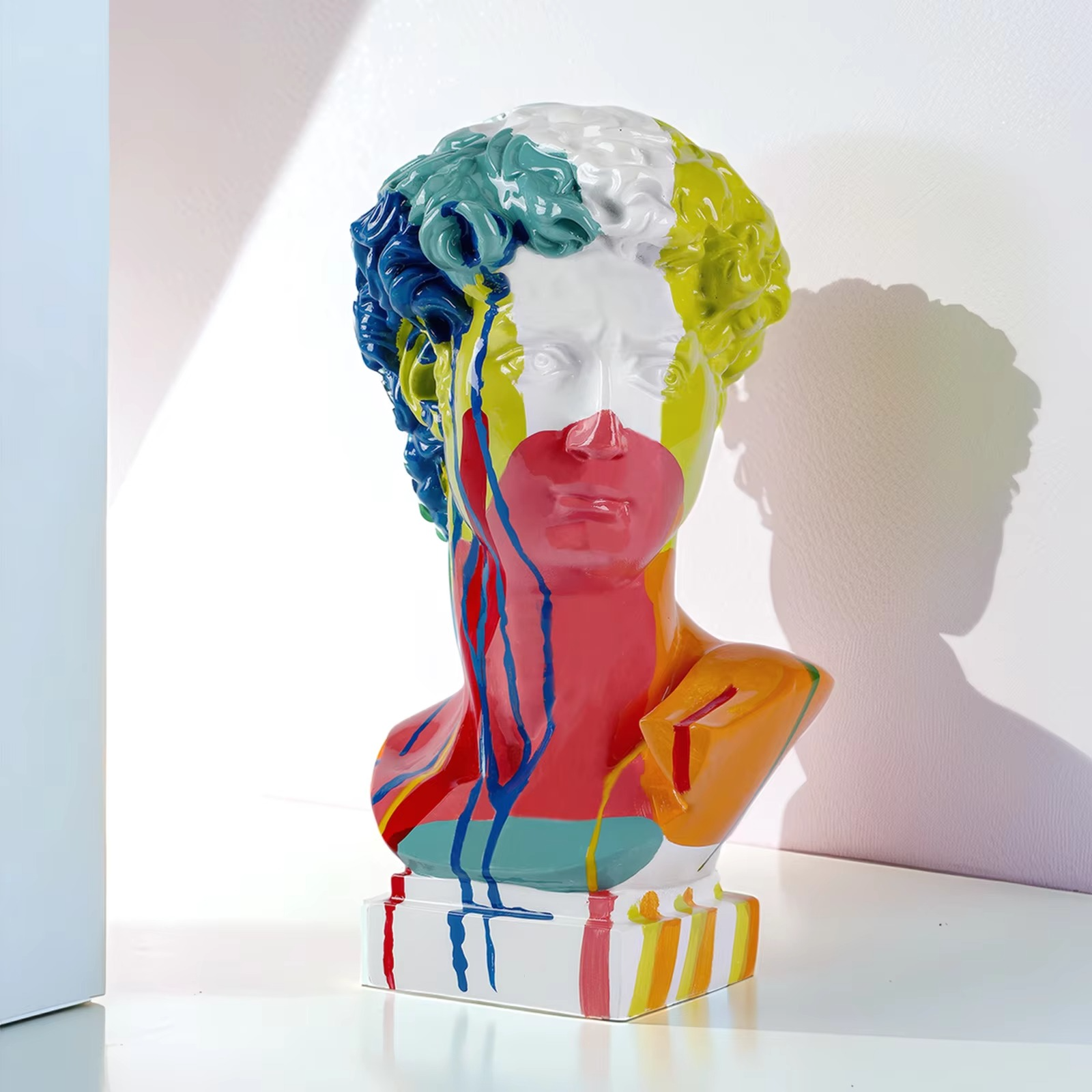 Unique Resin David Bust Statue - Hehif