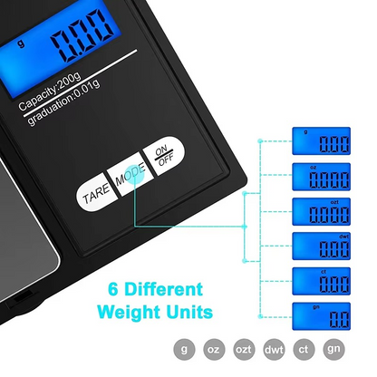 Compact Accurate Digital Jewelry Scale