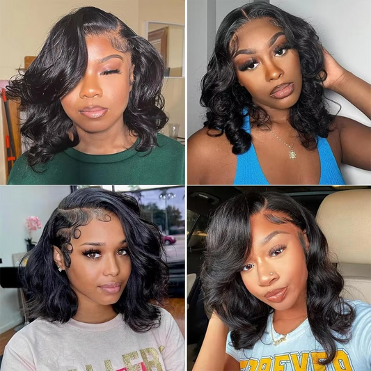 Natural Virgin Body Wave Hair Extensions 3/4 Pack - Hehif