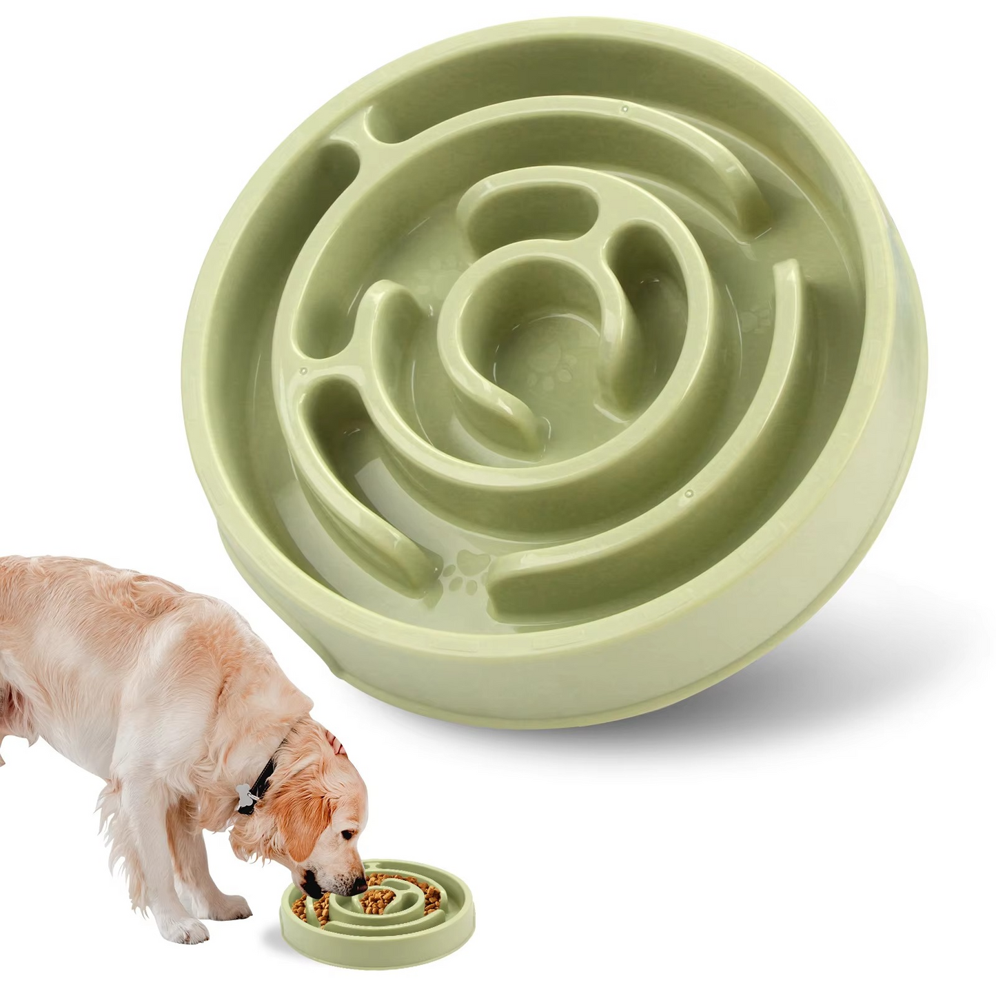 Durable Pet Slow Feed Bowl - Safe for All Pets