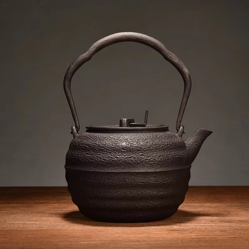 Authentic Antique Style Cast Iron Teapot - Hehif