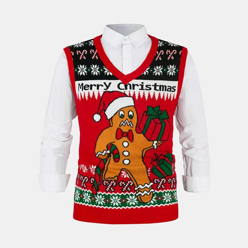 Soft Baby Boy Christmas Sweater Vest