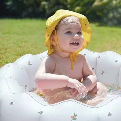 Portable Baby Bath Tub with Comfort Backrest and Air Pump