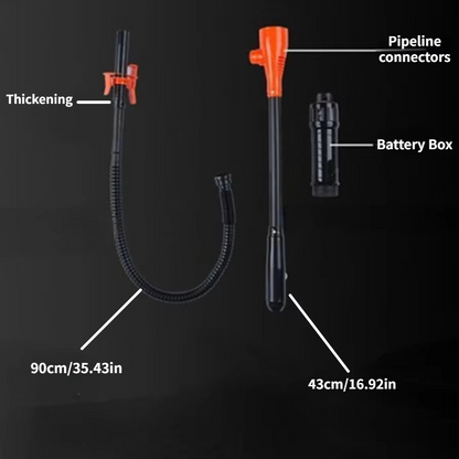 Compact Electric Oil Pump with Flexible Tube
