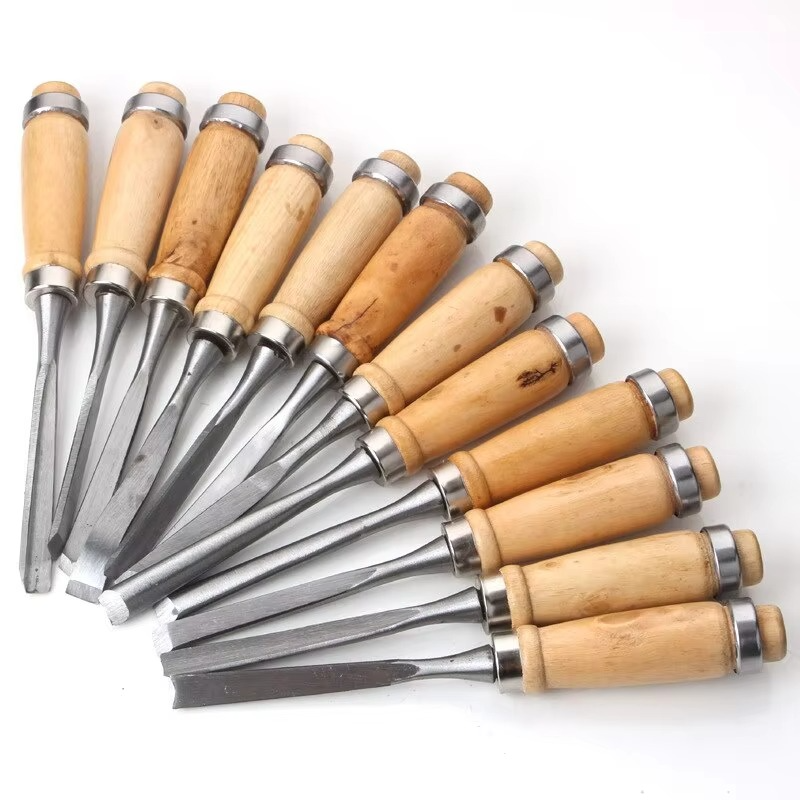 Precision 12pc Wood Carving Tool Kit for Craftsmen - Hehif
