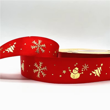 Festive Holiday Ribbon for Crafts and Gift Wrap