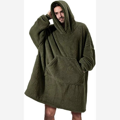 Cozy Large Throw Hooded Blanket for Him and Her