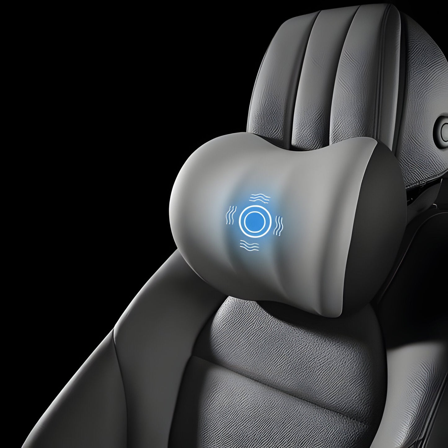 Heated Back and Neck Support Pillow for Home and Car