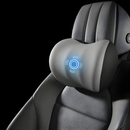 Heated Back and Neck Support Pillow for Home and Car