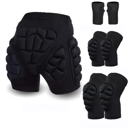 Kids Protective Snow Pants with Knee and Elbow Pads
