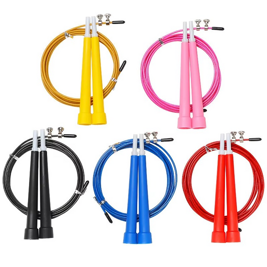 High Speed Jump Rope with Metal Cable for Home Gym - Hehif