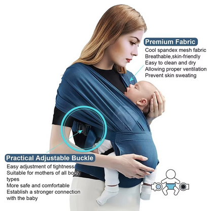 Comfortable Easy Wear Baby Sling Carrier for Newborn Babies