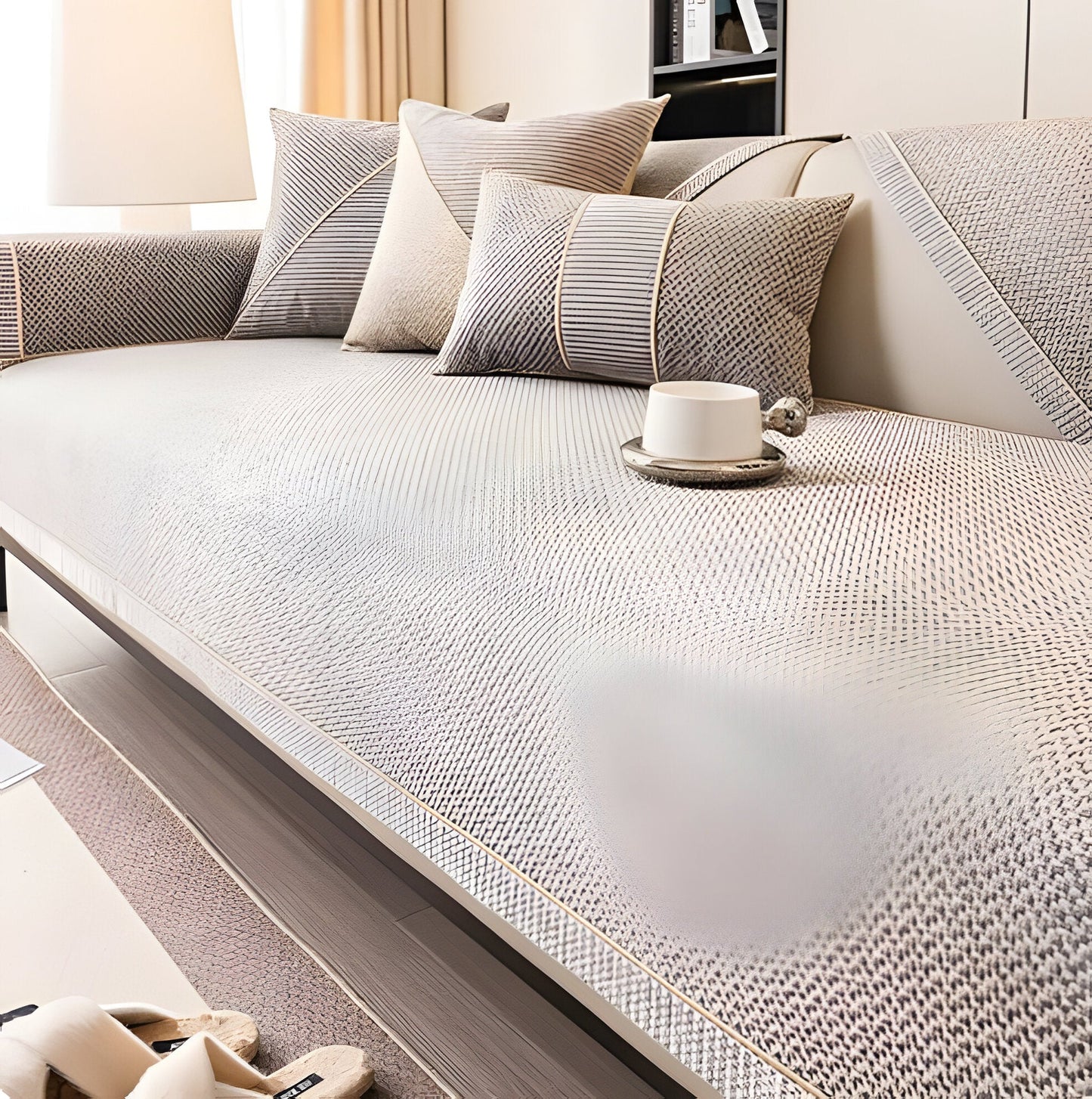 Soft Breathable Slip Resistant Couch Cover for Homes