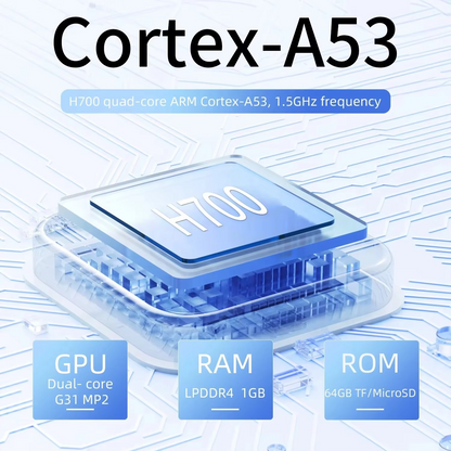Portable Retro Gaming Console with 4-Inch Screen and WiFi