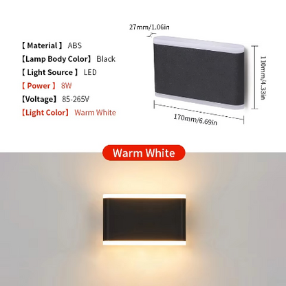 Flexible LED Sconce Light for Home and Garden