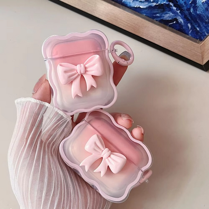 Colorful Flower AirPods Case with Keychain