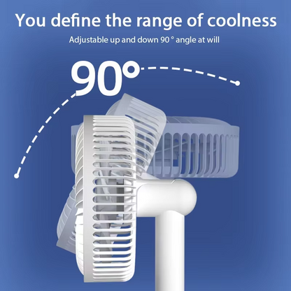 Compact USB Office Fan with Adjustable Speed