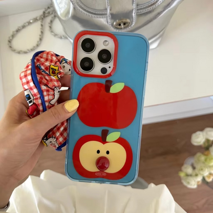 Comical 3D Red Nose Durable Phone Case for iPhone
