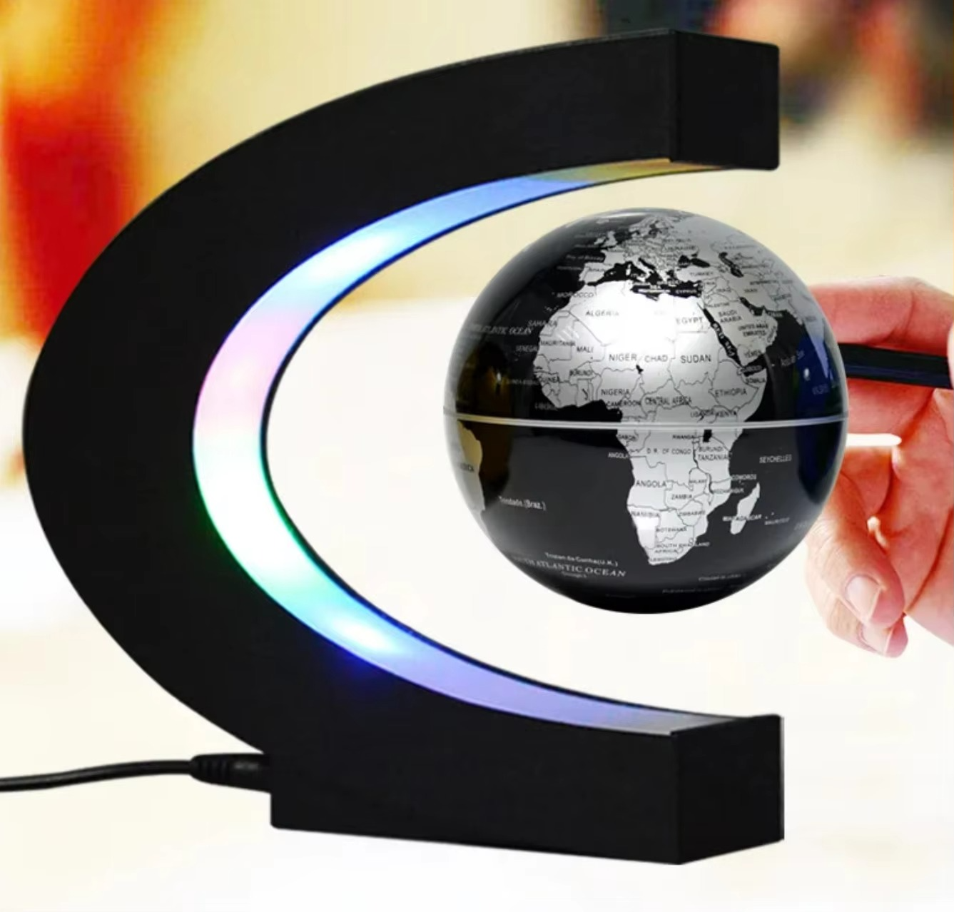 Floating 3D Magnetic Globe for Office and Home Decoration - Hehif
