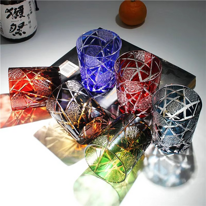 Luxury Crafted Crystal Whiskey Tumbler - Hehif