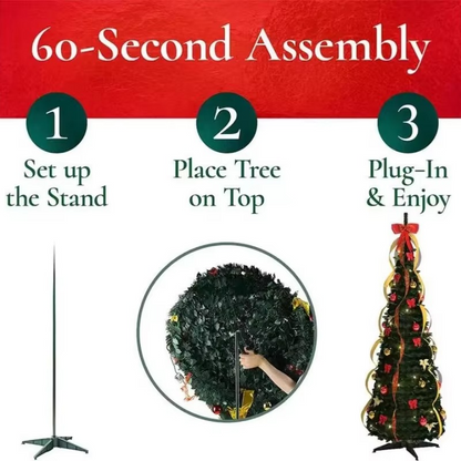 Collapsible Festive Foldable Christmas Tree
