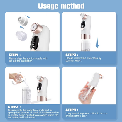 Portable Pore Cleanser with Rechargeable Suction Power