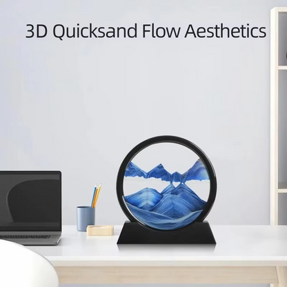 Colorful Ocean Hourglass Sand Art Decor