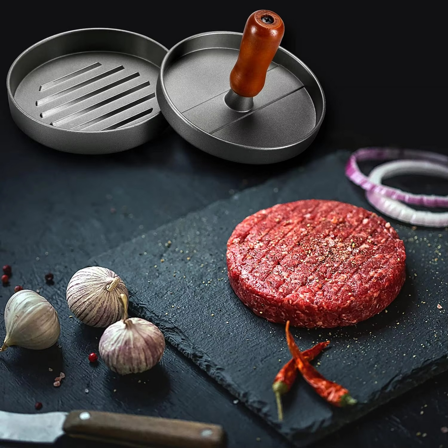 Non-Stick Burger Press for Perfect Patty Formation
