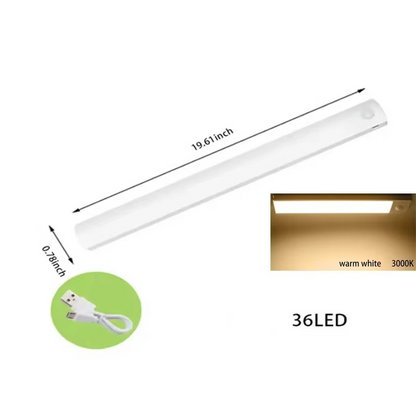 Automatic Motion LED Nightlight - Dimmable & Rechargeable