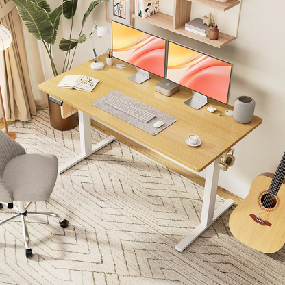 Space Saving Motorized Stand Up Desk 63x24