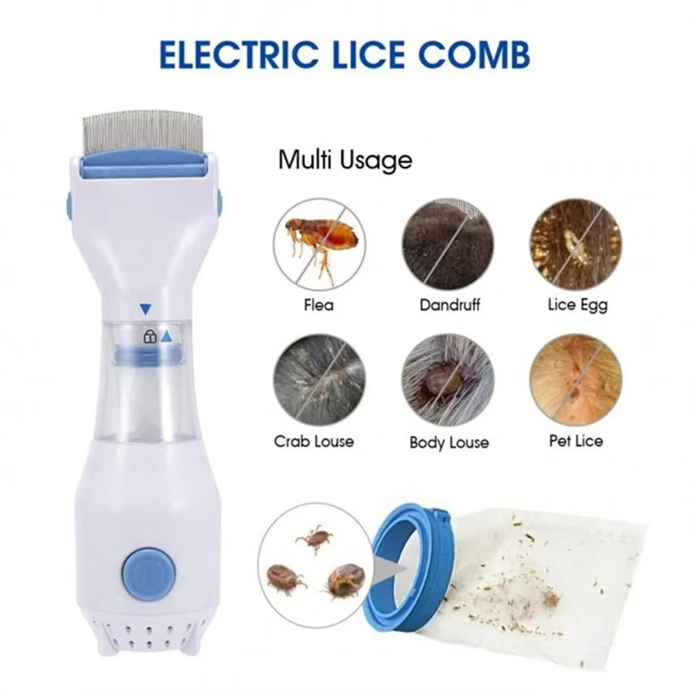Effective Pet Flea and Lice Removal Comb