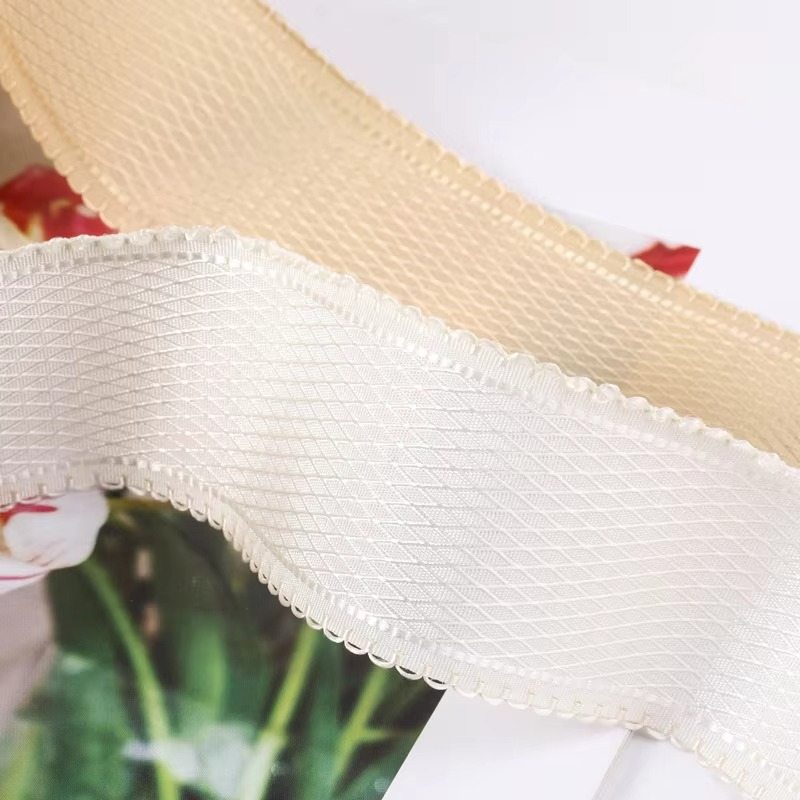 Curly Edge Satin Ribbon for Hair and Crafts
