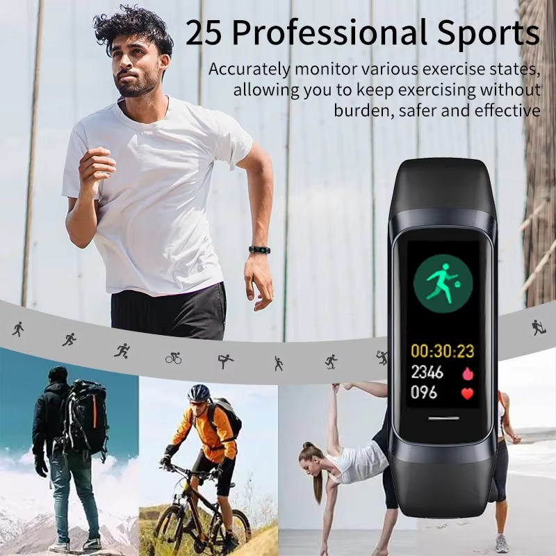 Waterproof Fitness Tracker Watch for Men and Women