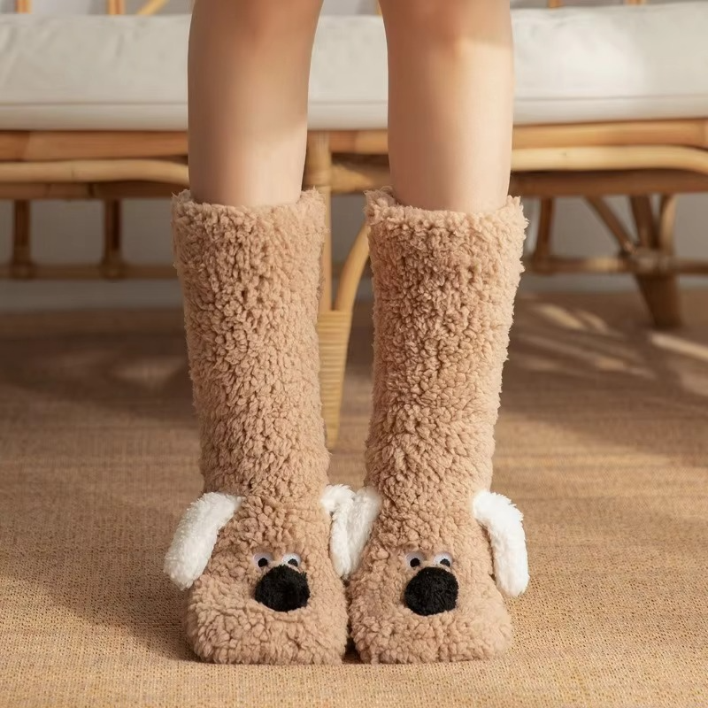 Soft Plush Coral Fleece Warm Women's Socks