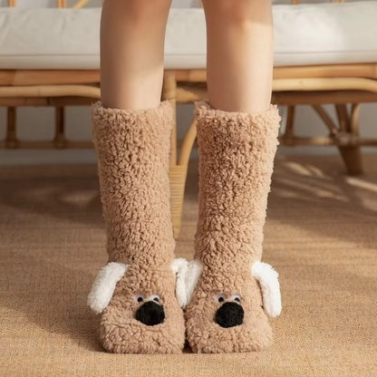 Soft Plush Coral Fleece Warm Women's Socks