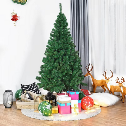 Rosy Fake Holiday Tree, Flame Resistant Spruce Style