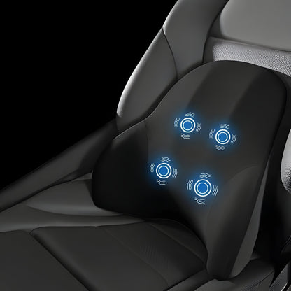 Heated Back and Neck Support Pillow for Home and Car - Hehif