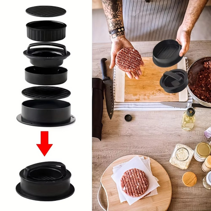 Easy Burger Patty Maker for Uniform Hamburger Pressing